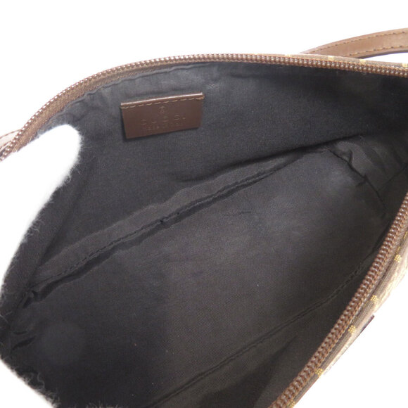 Gucci GG Accessory Pouch Canvas Leather - Picture 5 of 10